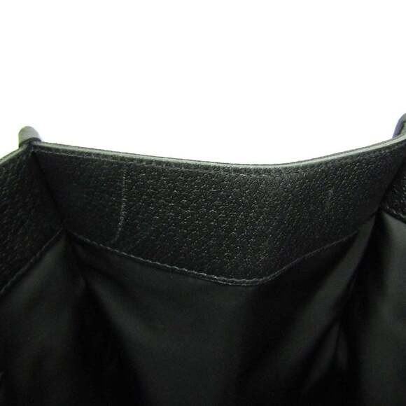 GUCCI Authentic Black Leather Shoulder Bag - Picture 8 of 14